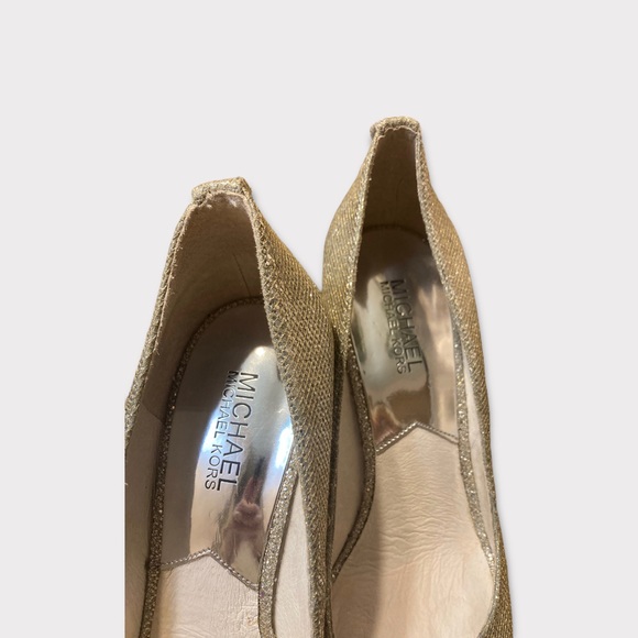 EUC Michael Kors Metallic Glitter Heels⭐️ - Picture 7 of 10